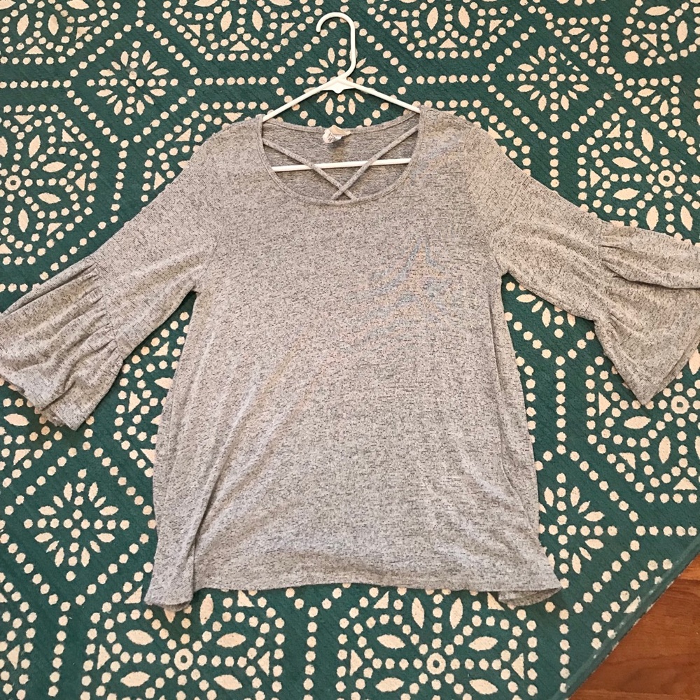 Gray sweater